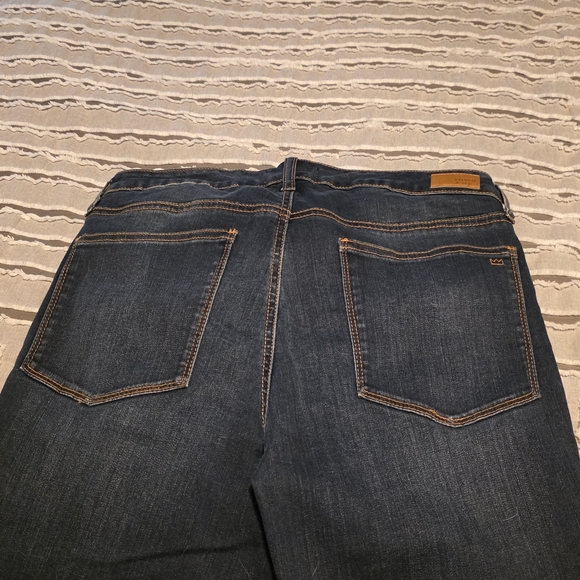 Crown & Ivy Dark Indigo Straight Leg Jeans - Picture 2 of 4